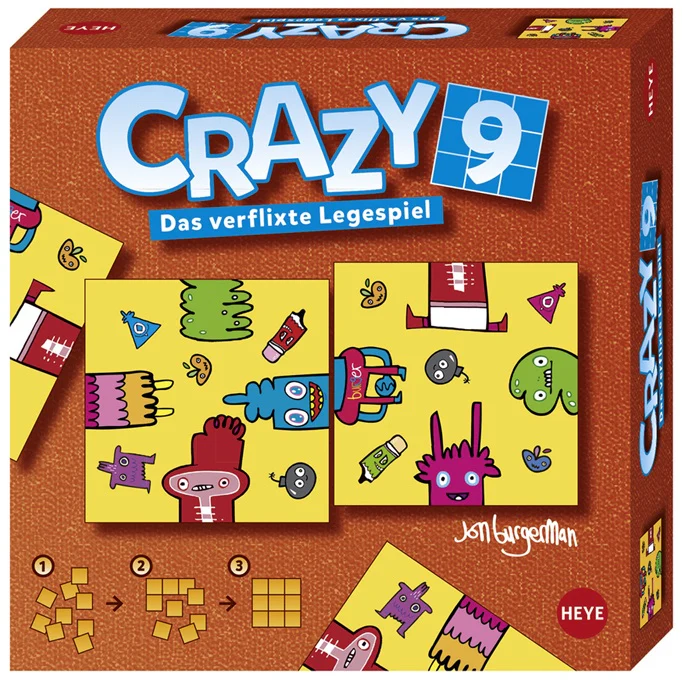 Jigsaw Puzzle: HEYE - Crazy 9 - Burgerman Doodles 