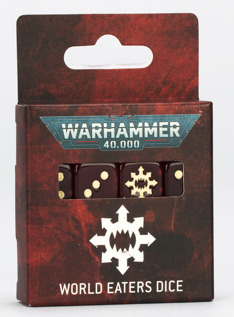 WH 40K: World Eaters - Dice Set [10th Ed.]