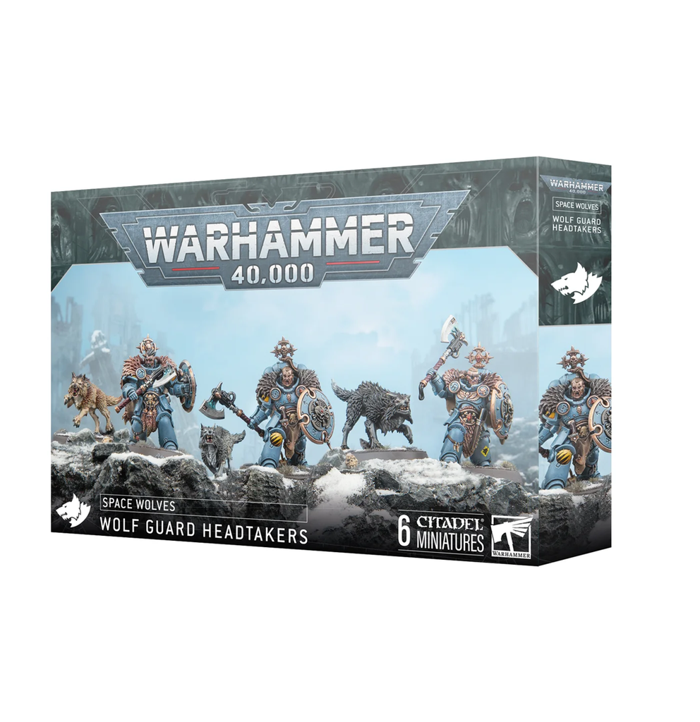 WH 40K: Space Wolves - Wolf Guard Headtakers