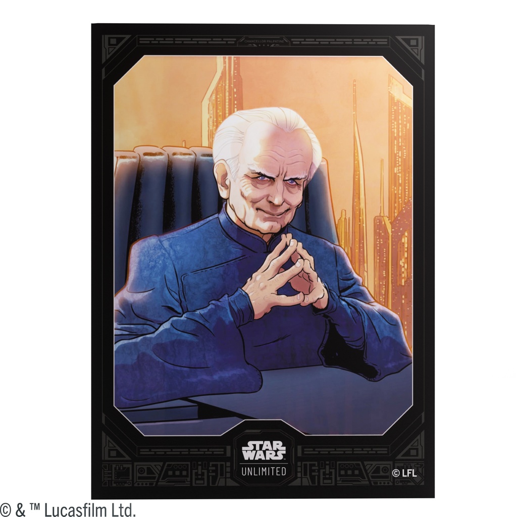 Sleeves: Star Wars: Unlimited - Premium - Chancellor Palpatine
