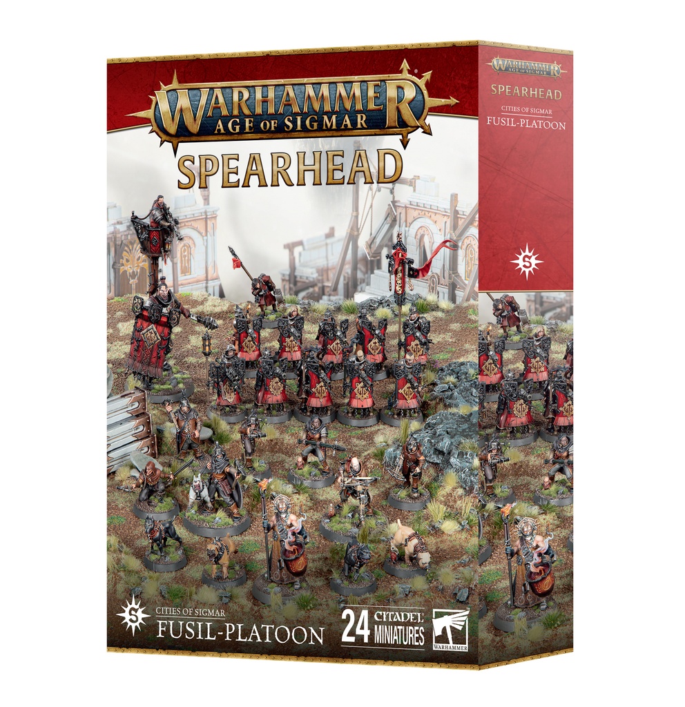 WH AoS: Spearhead Cities of Sigmar Fusil Platoon