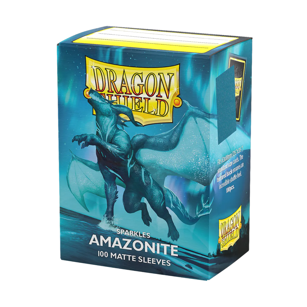 Sleeves: Dragon Shield - Matte Sparkles (x100) - Amazonite