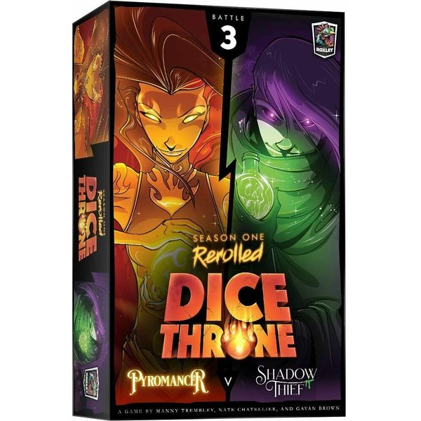 Dice Throne: Season 01 - Pyromancer vs. Shadow Thief