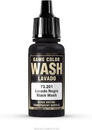 73.201 Vallejo Game Color Wash Black 17ml