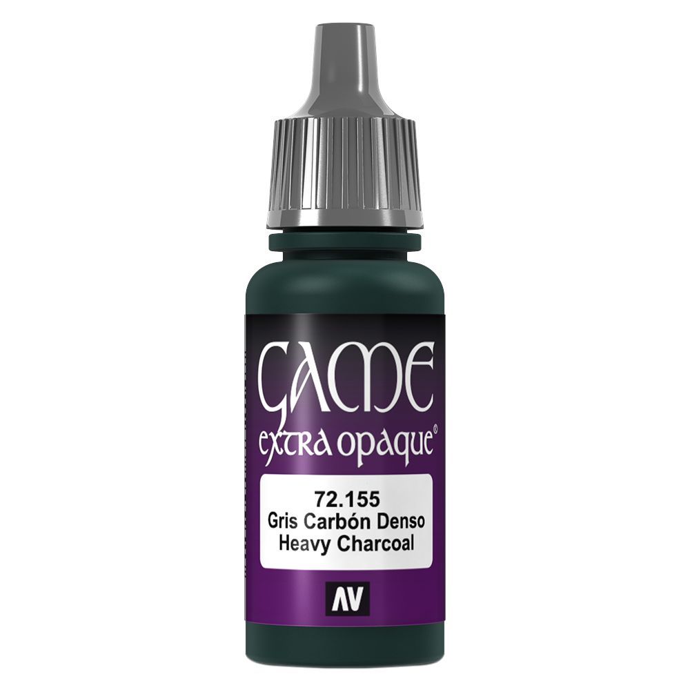 72.155 Vallejo Game Color Extra Opaque Heavy Charcoal 17ml