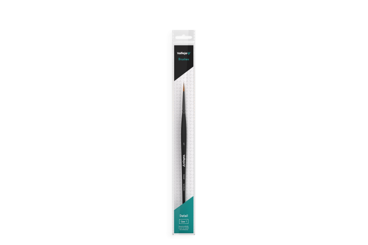 B02001 Vallejo Round Synthetic Brush No. 1