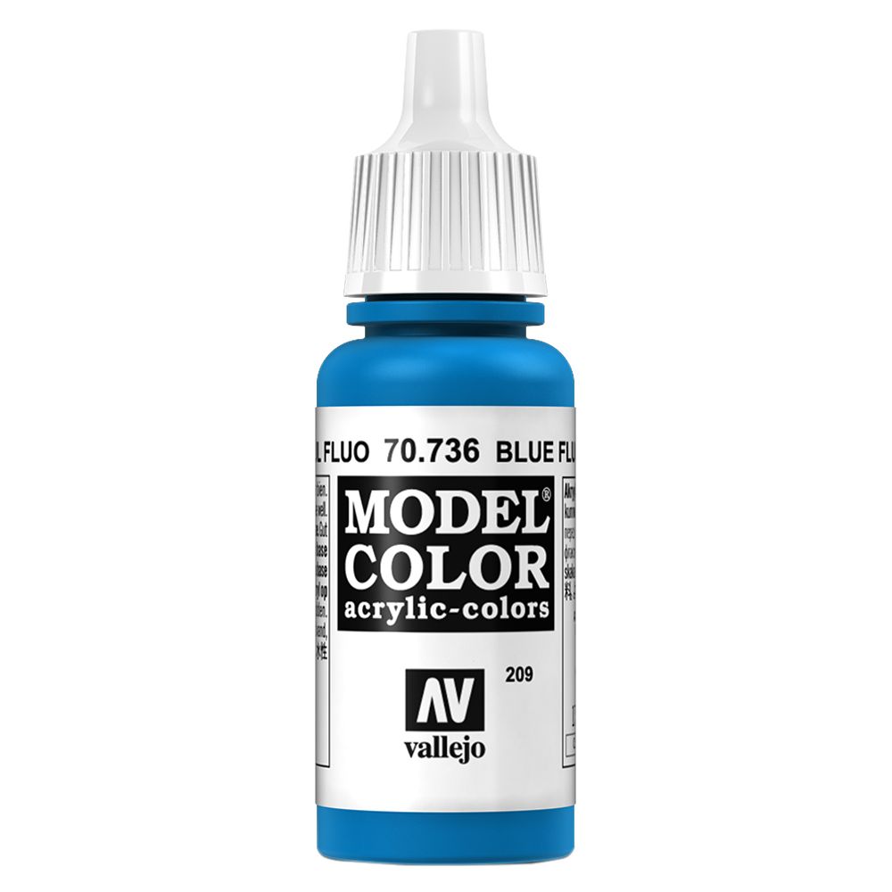 70.736 Vallejo Model Color Blue Fluo 17ml