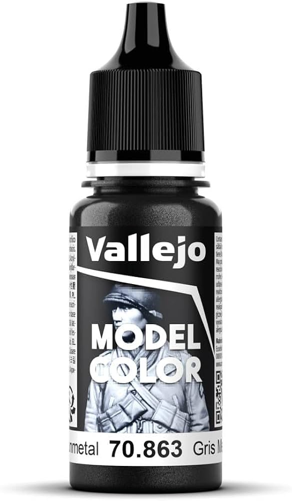 70.863 Vallejo Model Color Gunmetal Grey 17ml