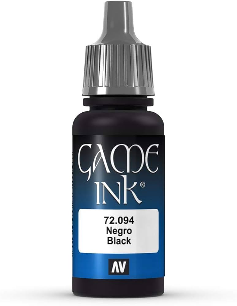 72.094 Vallejo Game Color Black Ink 17ml