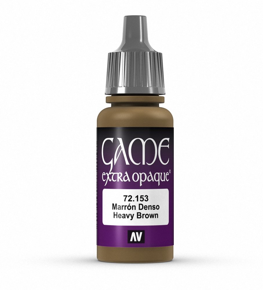 72.153 Vallejo Game Color Extra Opaque Heavy Brown 17ml