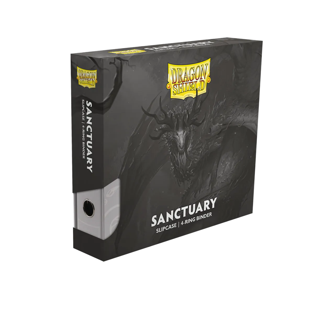 Binder: Dragon Shield - Sanctuary Slipcase 4-Ring Binder - White