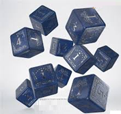 Dice: Q-Workshop - Lord of the Rings - Gondor 10xD6 Dice Set