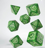 Dice: Q-Workshop - Lord of the Rings - Rohan Dice Set