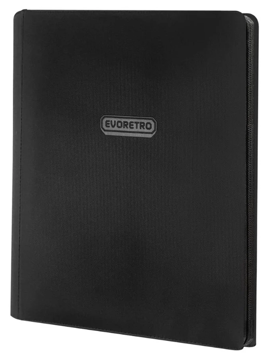 EVORETRO Regular Card Binder with Zipper Black
