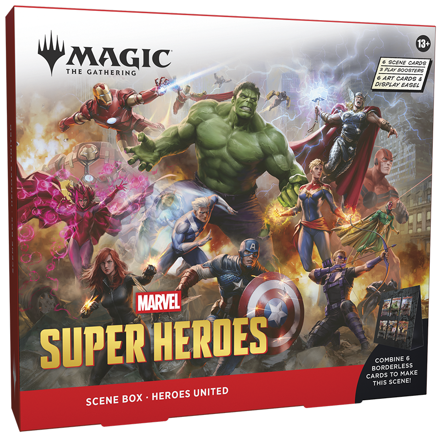 MTG: MARVEL Super Heroes - Scene Box HEROES: UNITED 