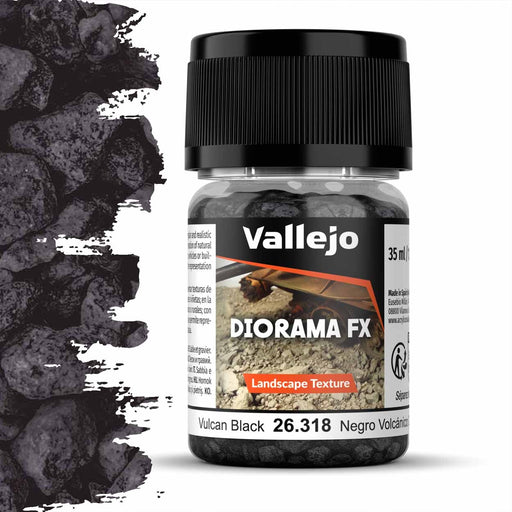 Landscape Textures 318-35 ml Vulcan Black 2-5 Mm