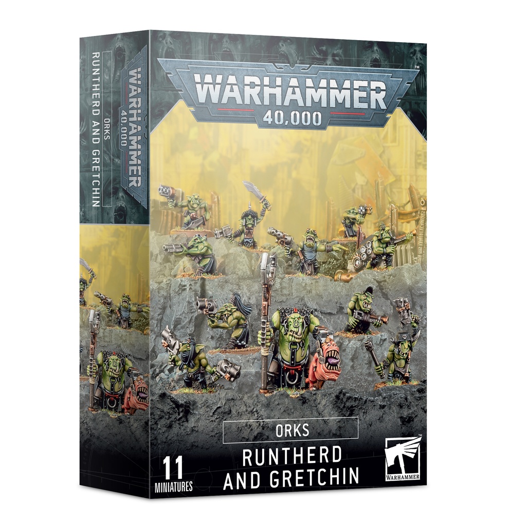 WH 40K: Orks - Runtherd and Gretchin