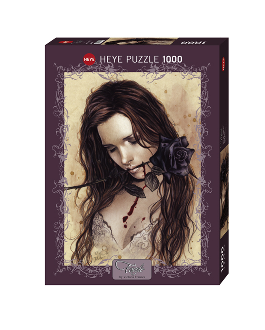 Jigsaw Puzzle: HEYE - Dark Rose (1000 Pieces)