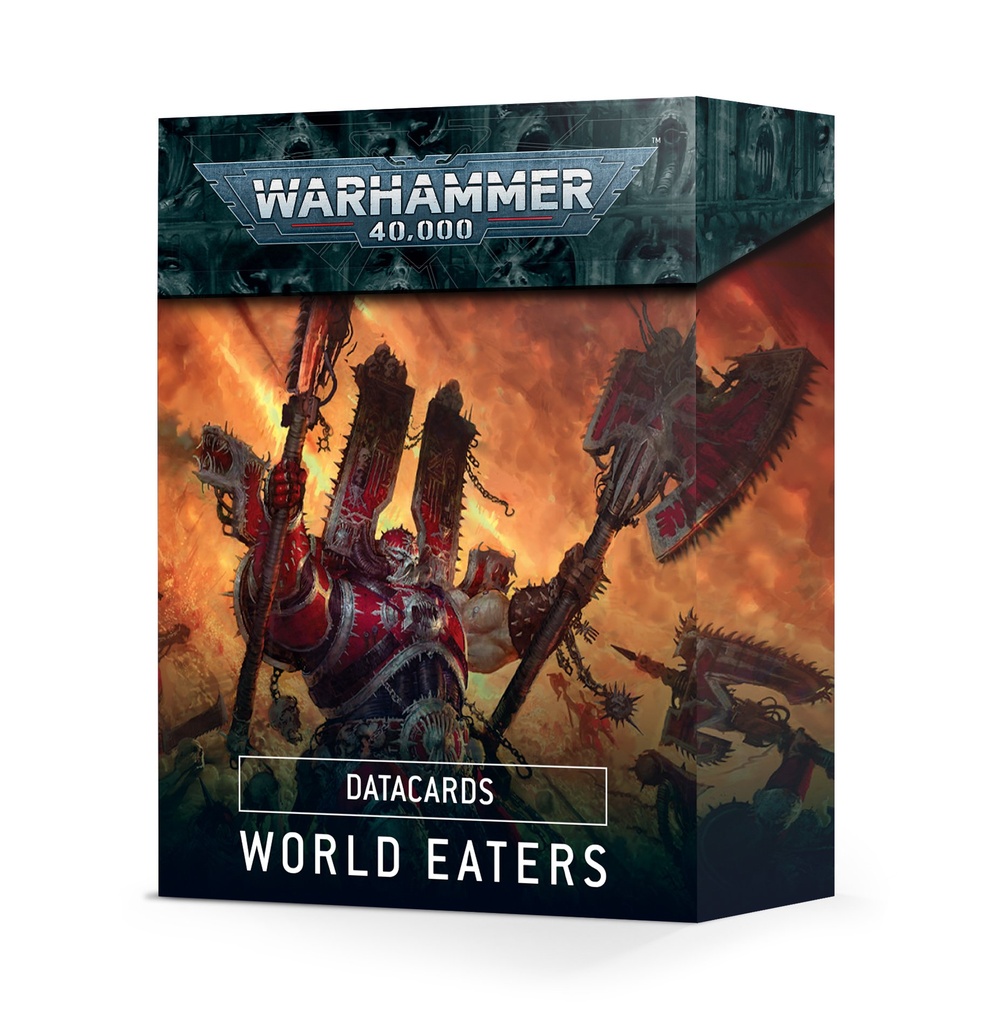 WH 40K: World Eaters - Datacards