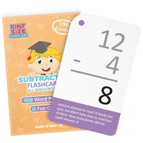 Flashcards: Substraction  