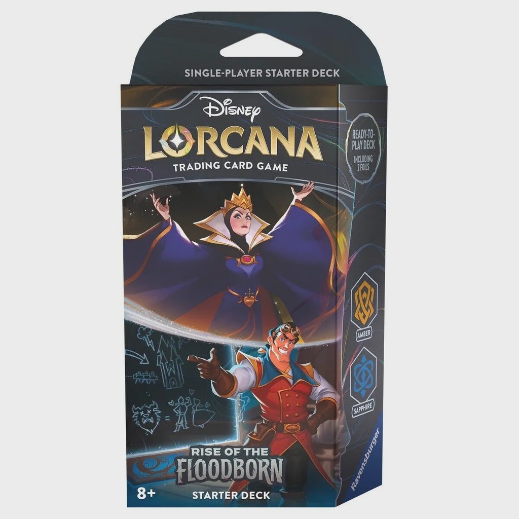 Disney's Lorcana TCG: Rise of the Floodborn [Starter Deck] - Amber & Sapphire 
