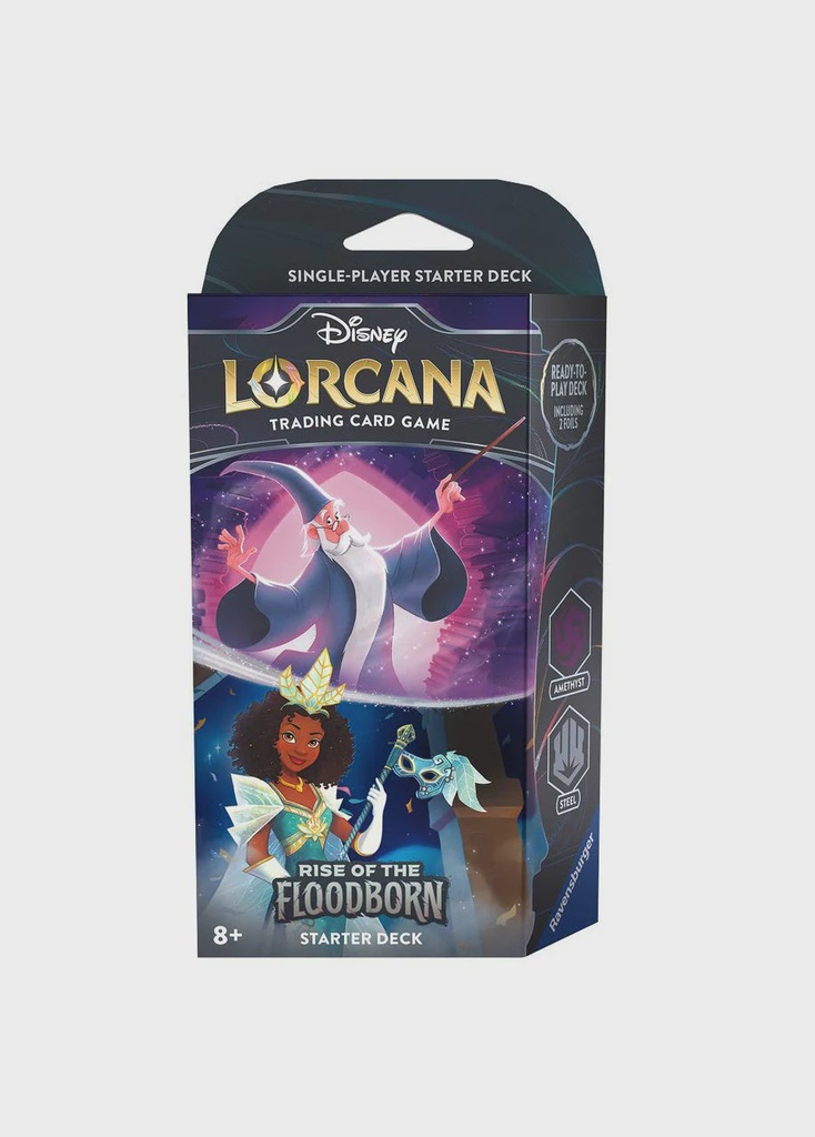 Disney's Lorcana TCG: Rise of the Floodborn [Starter Deck] - Amethyst & Steel 