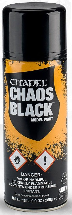 Citadel: Spray Primers - Chaos Black 
