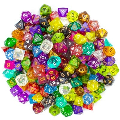 Dice: Blackfire - 8mm D6 - Singles 
