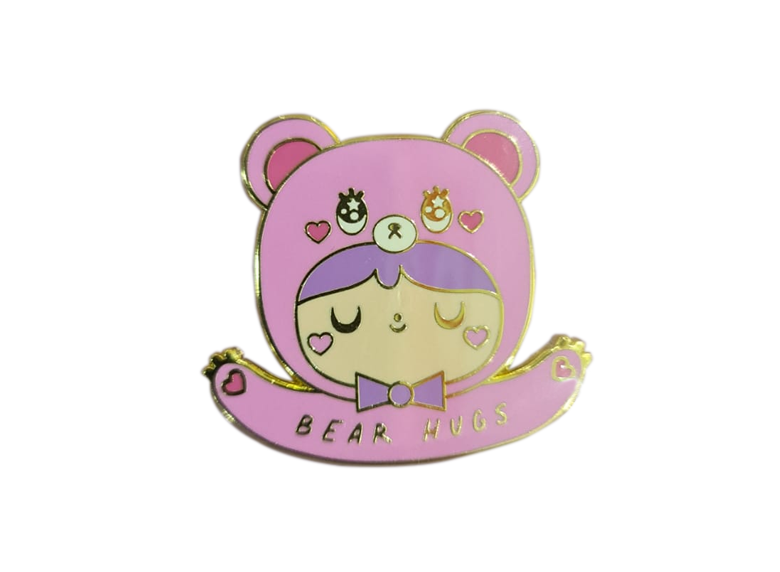 Momiji: Bear Hugs Pin [Cuddle Club]  