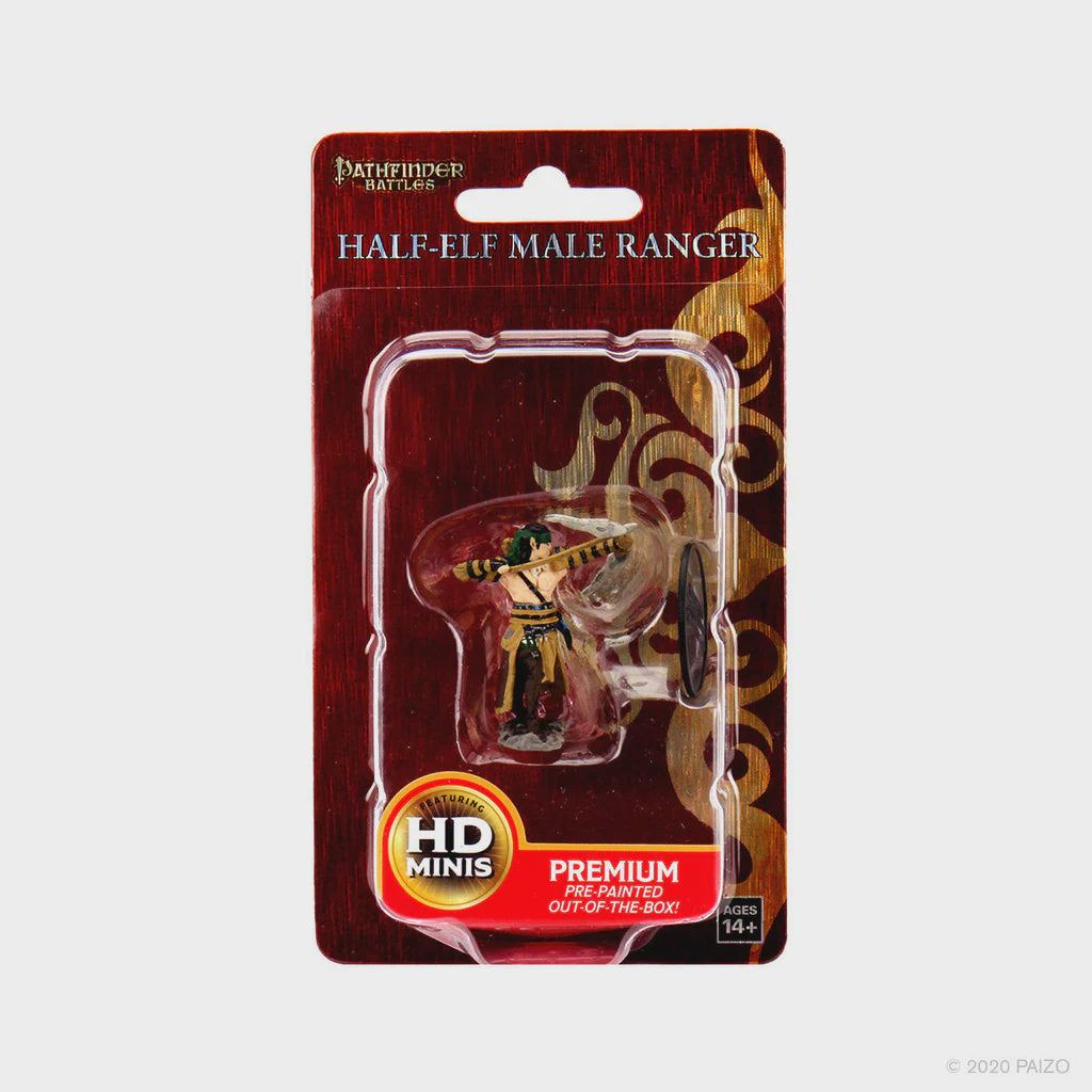 Pathfinder Battles: Premium Painted Figure - Half Elf Ranger Male  