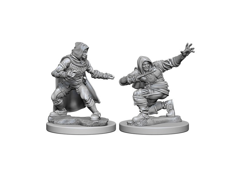 Pathfinder RPG: Deep Cuts Unpainted Minis - Human Rogue Male [x2] 