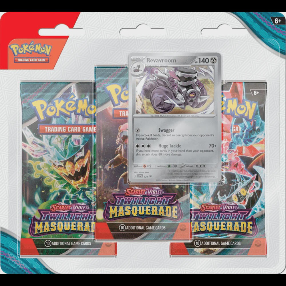 POK TCG: Scarlet & Violet 6 - Twilight Masquerade [3-Pack Blister] 