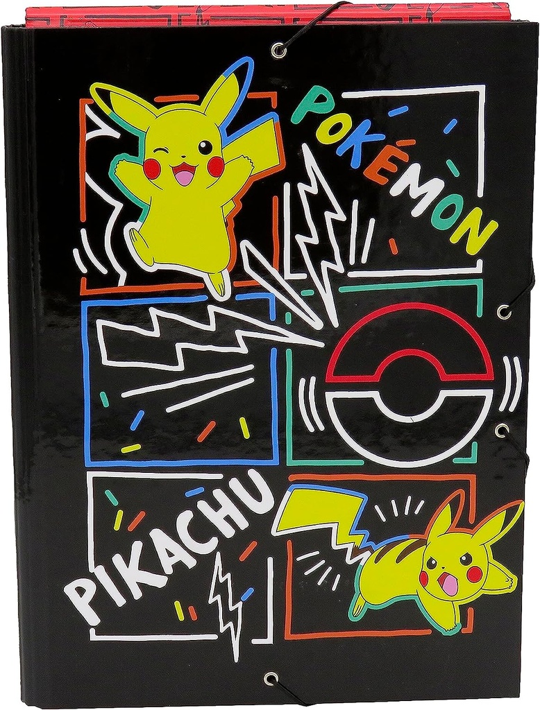 Pokemon Binder: A4 3-Flaps - Colorful 