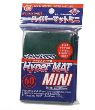 Sleeves: KMC - Hyper Matte - Small, Green [x60] 
