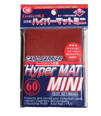 Sleeves: KMC - Hyper Matte - Small, Red [x60] 