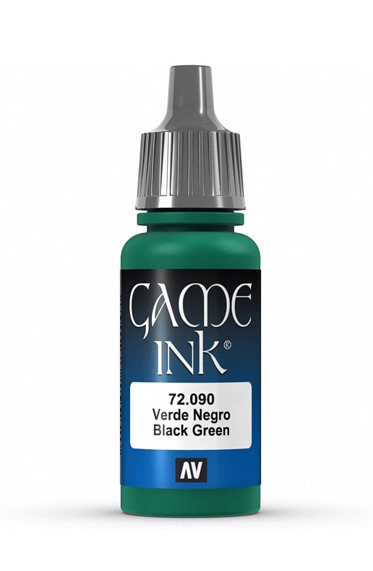 Vallejo Paints: Game Color - Black Green Ink [17ml] 