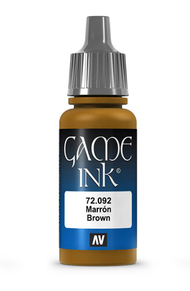 Vallejo Paints: Game Color - Brown Ink [17ml] 
