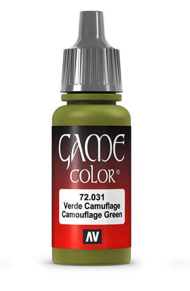 Vallejo Paints: Game Color - Camouflage Green [17ml] 