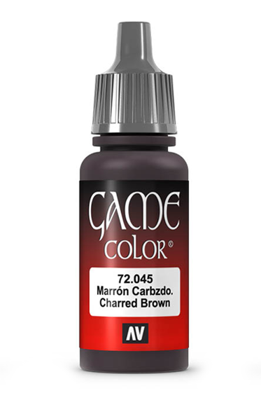 Vallejo Paints: Game Color - Charred Brown [17ml] 