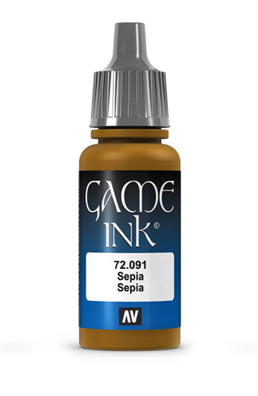 Vallejo Paints: Game Color - Sepia Ink [17ml] 