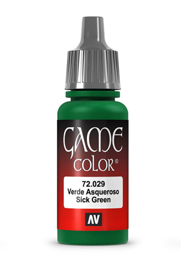 Vallejo Paints: Game Color - Sick Green [17ml] 