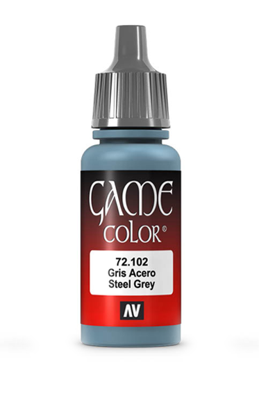 Vallejo Paints: Game Color - Steel Grey [17ml] 
