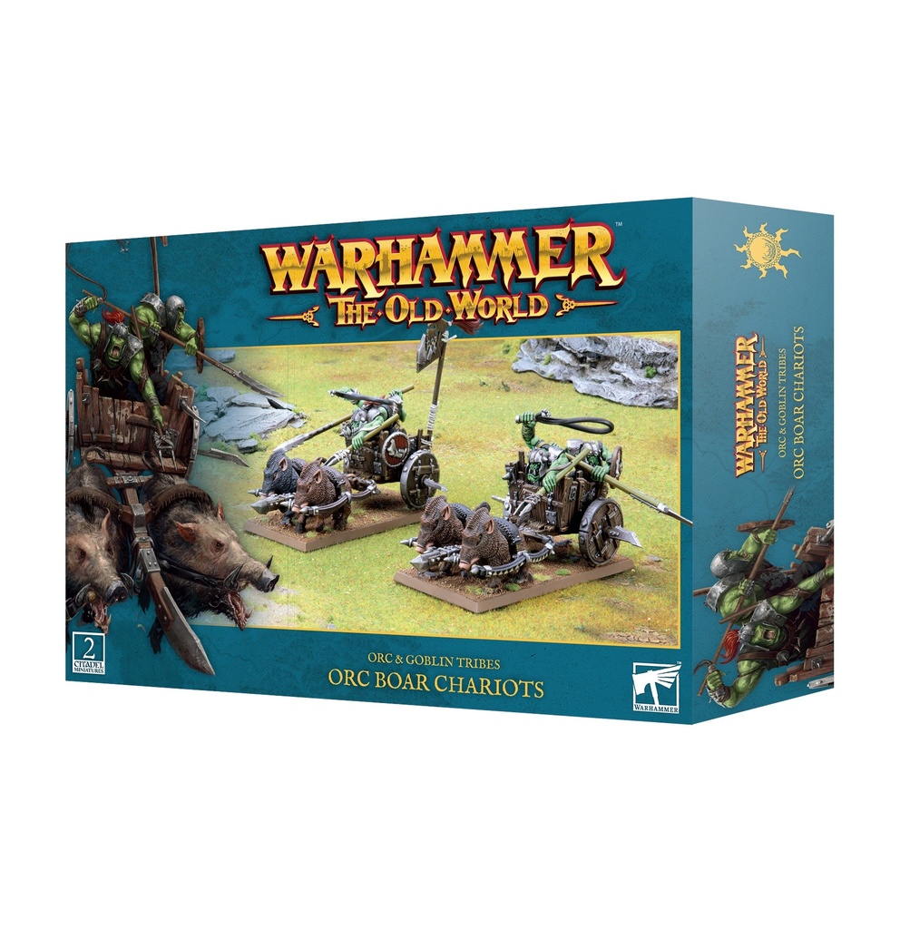 WH The Old World: Orc & Goblin Tribes - Orc Boar Chariots 