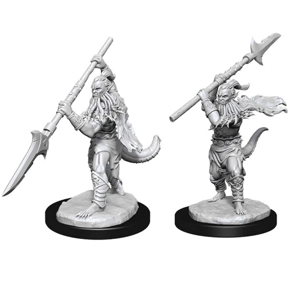 D&D RPG Minis: Nolzur Unpainted -  Bearded Devils [x2] 