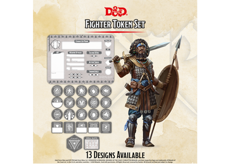 D&D RPG: Token Set - Fighter 