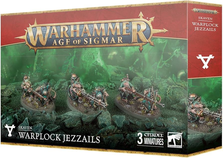 WH AoS: Skaven - Warplock Jezzails