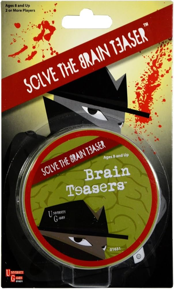 Mystery, Mind and Logic: Brain Teasers [Tin]