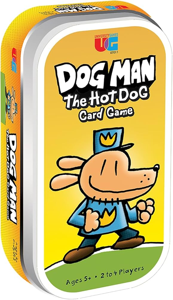 Dog Man Hot Dog Game Tin