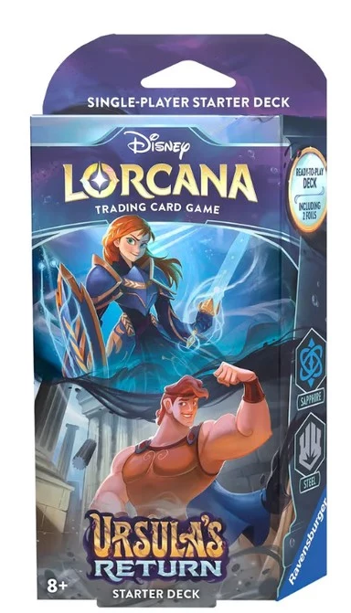 Disney Lorcana TCG:Ursula's Return [Starter Deck] - Sapphire & Steel 