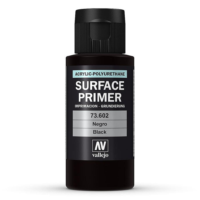 Vallejo Surface Primer Black 60Ml